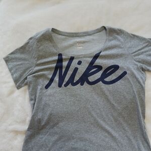 Womens Gray Dri-fit NIKE T-Shirt